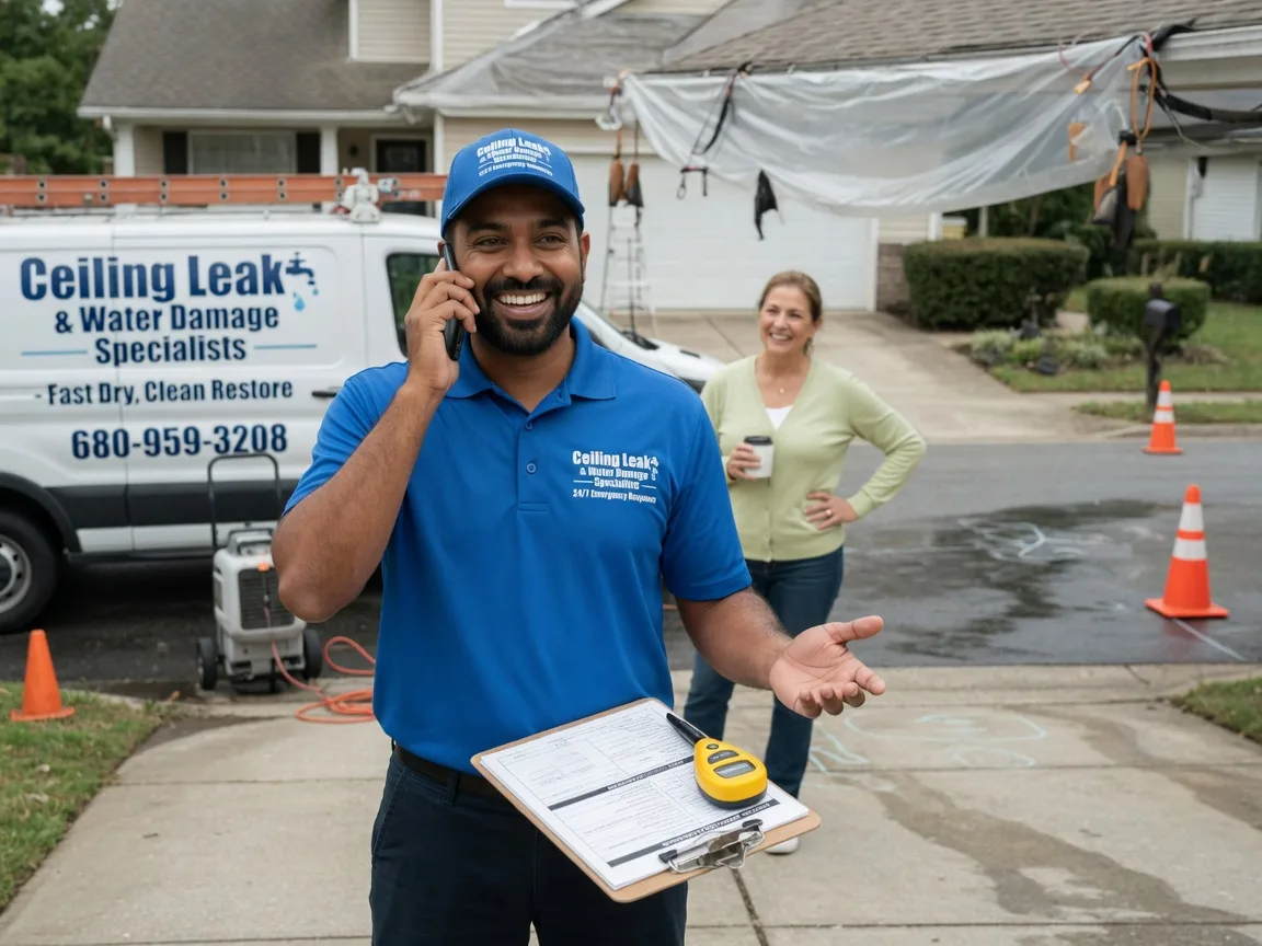 Ceiling Leak Cleanup Deshler, NE FAQs